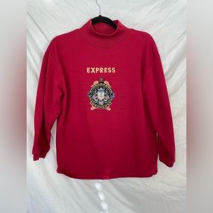 Vintage express red sweater